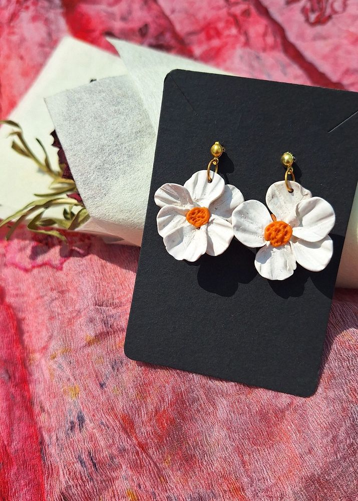 Handmade Flower Earings