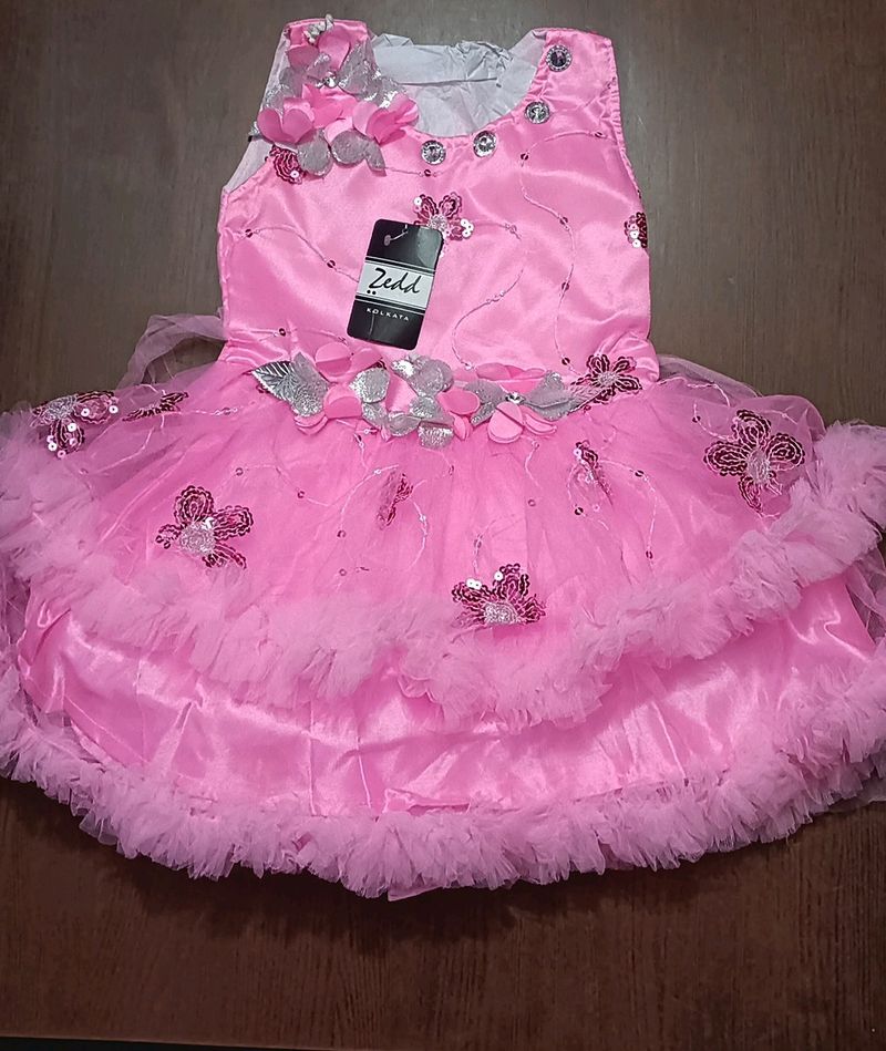 #6 New Frock for 5-12 Month Girls