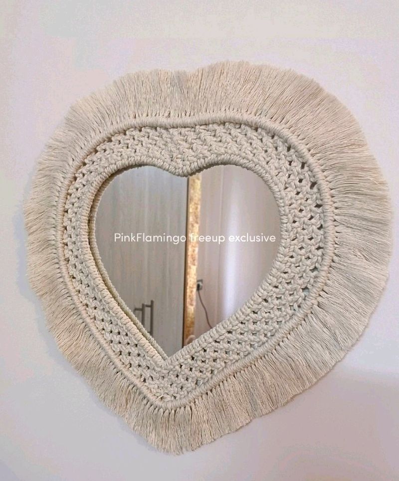 14 Inches Heart Mirror