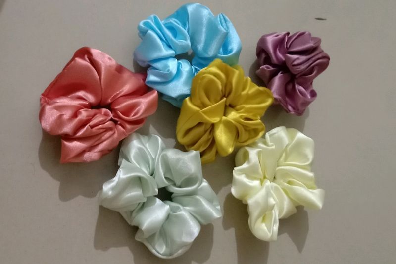 Hair Scrunchies (Set Of 6)