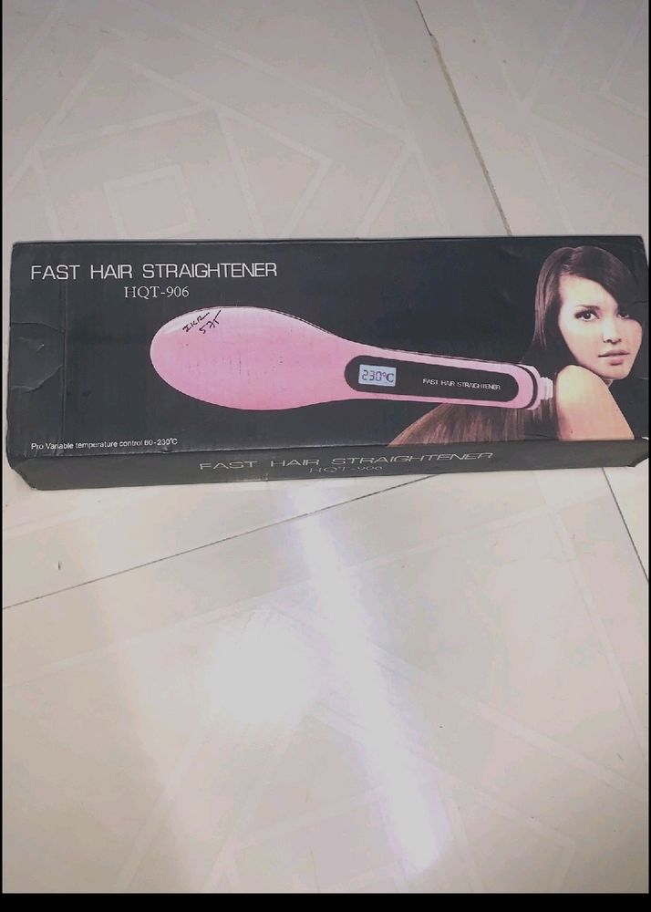 Hair Straightening Machine Working With Box