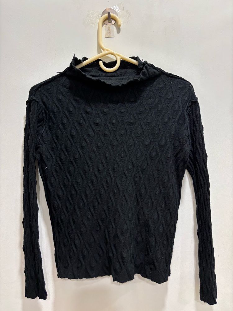 Black Turtle Neck Sweater