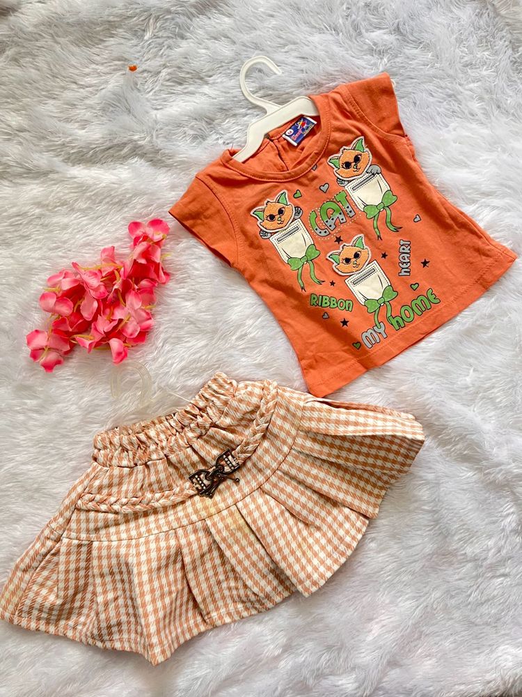 Baby Skirt And Top Set