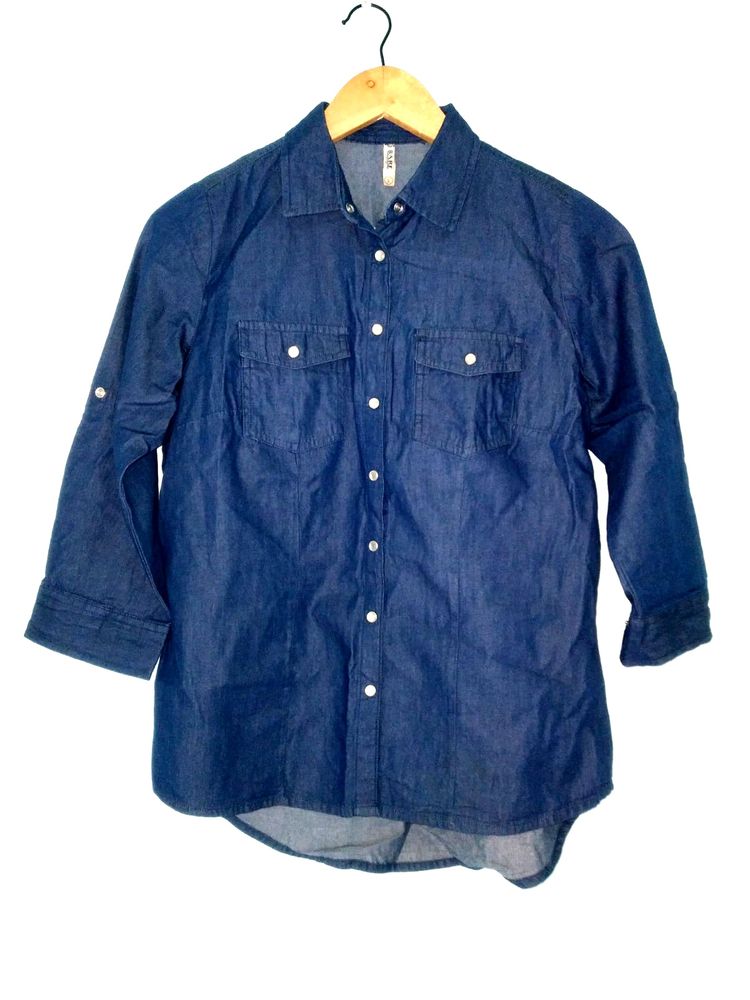 💥400coins Only💥Denim Shirt(Women's)