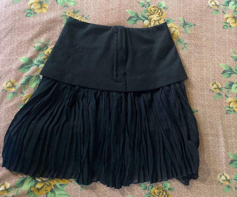 korean black mini skirt