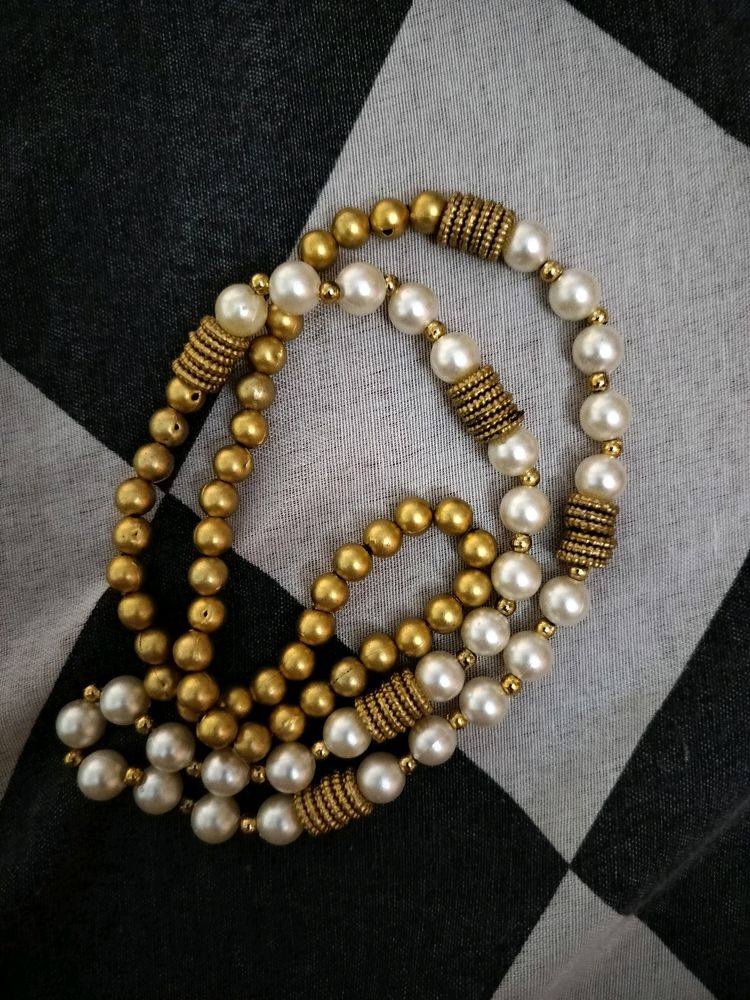 Combo Of Two Pearl Necklace Or Mala