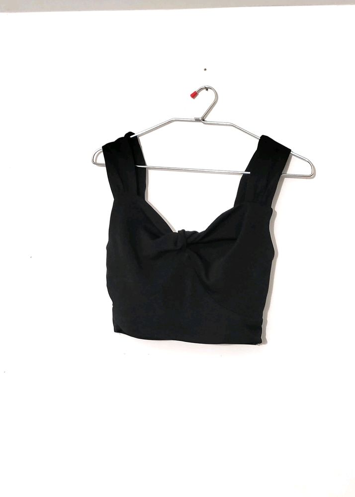 Tokyo Taklies Black Twisted Corset Top