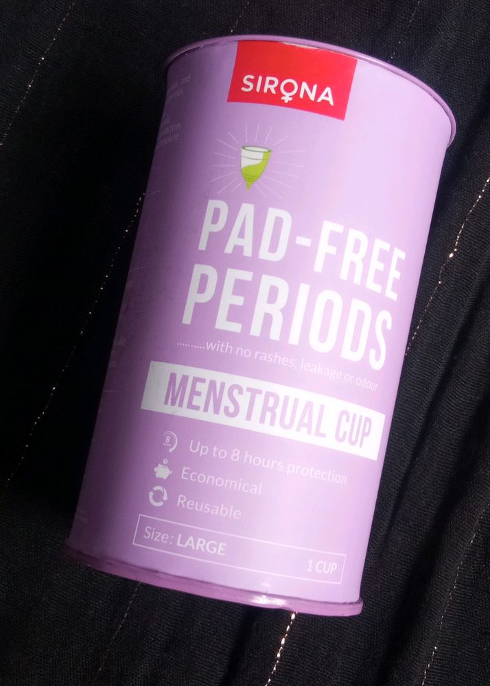 Sirona pad Free Periods Menstrul Cup