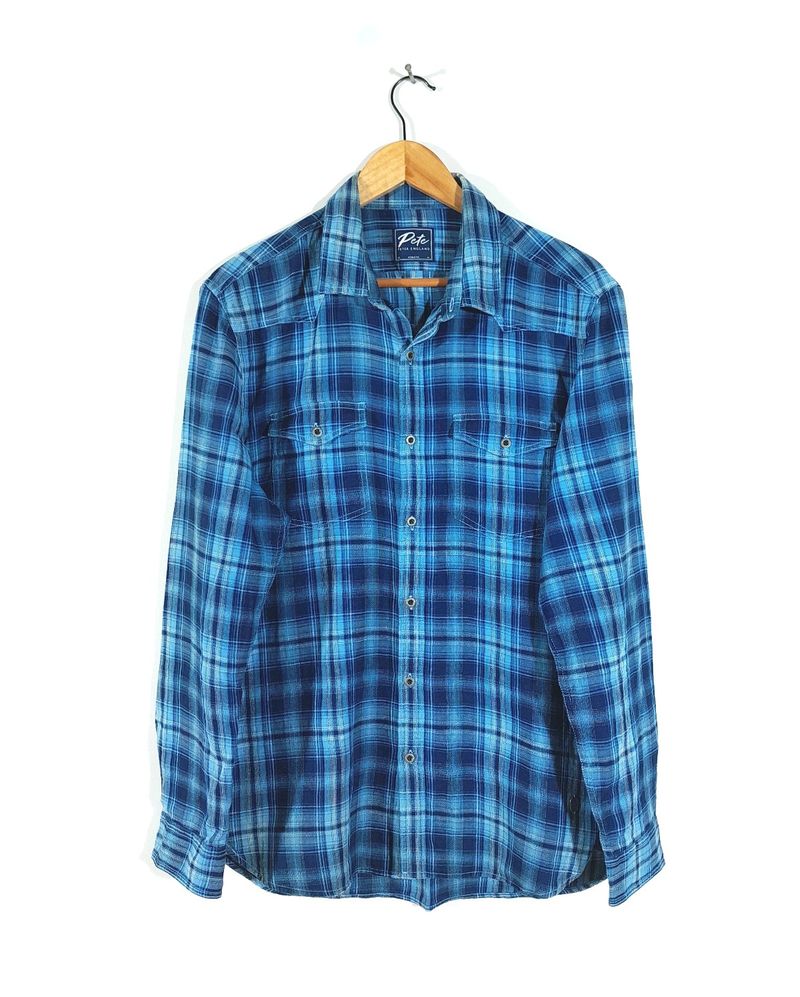 Blue Checks Shirt (Men's)