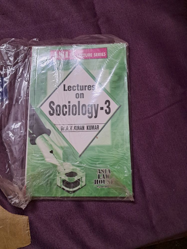 Sociology  3 TEXT BOOK FOR BA LLB STUDENTS