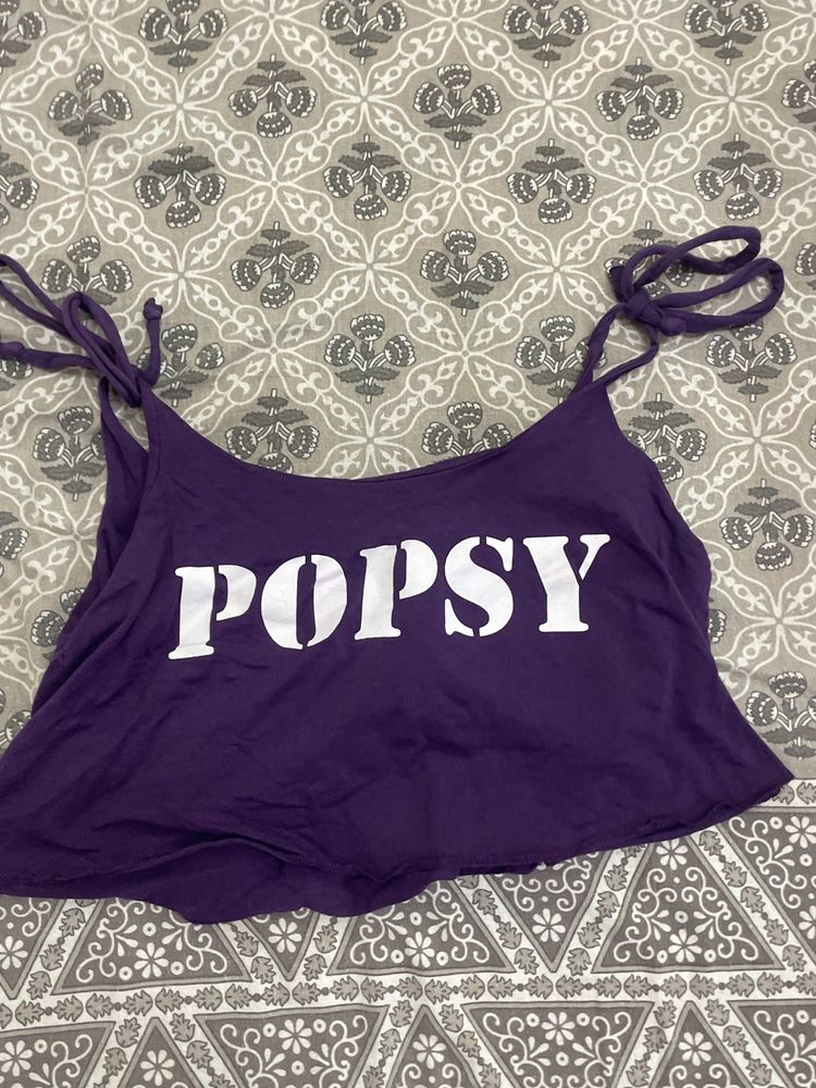 Popsy Sexy Knot Crop top