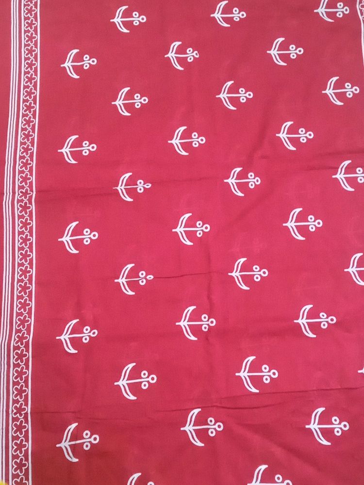 Cotton Saree With Blouse Piece