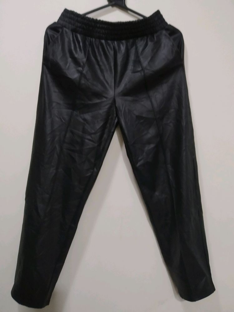 Straight Fit Leather Pant Waist _28_31