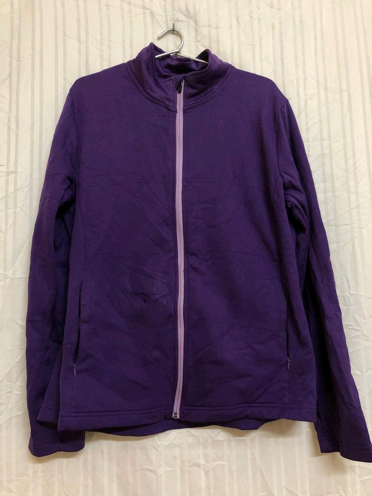 PURPLE long Sleeve Jacket