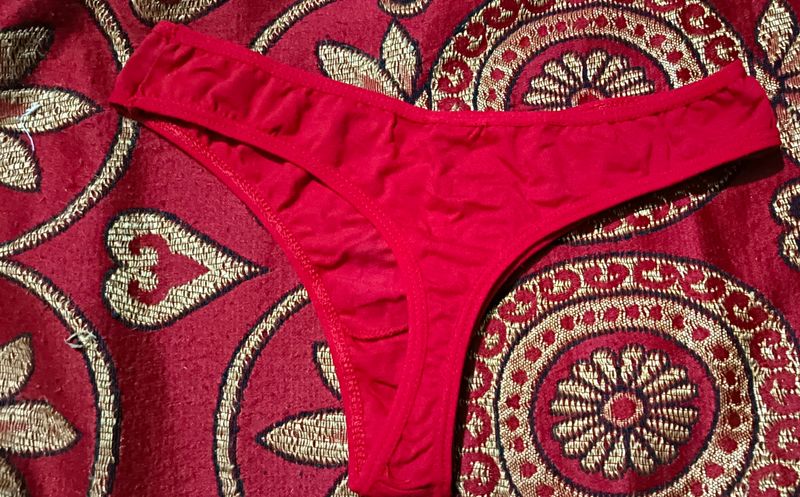 Women's  Red Thong bikini Panty