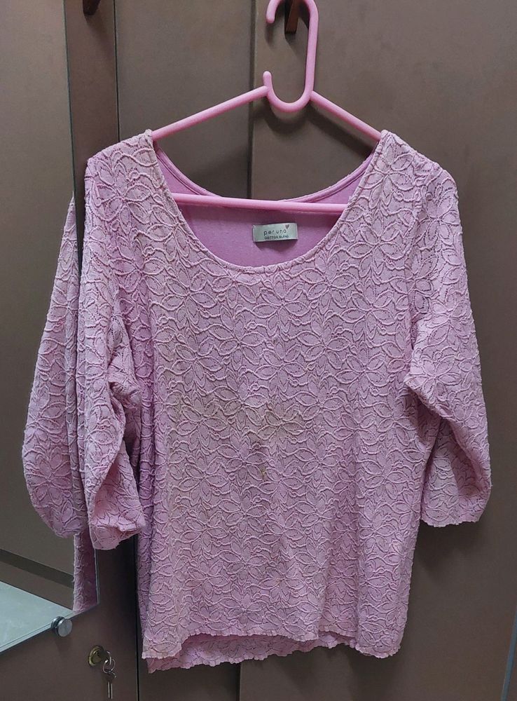 Pastel pink Per Una women's top from Marks&Spencer