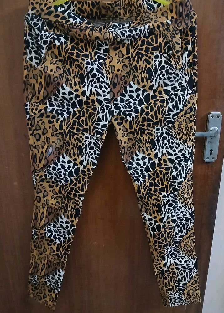 Cheetah Print Skinny Pant