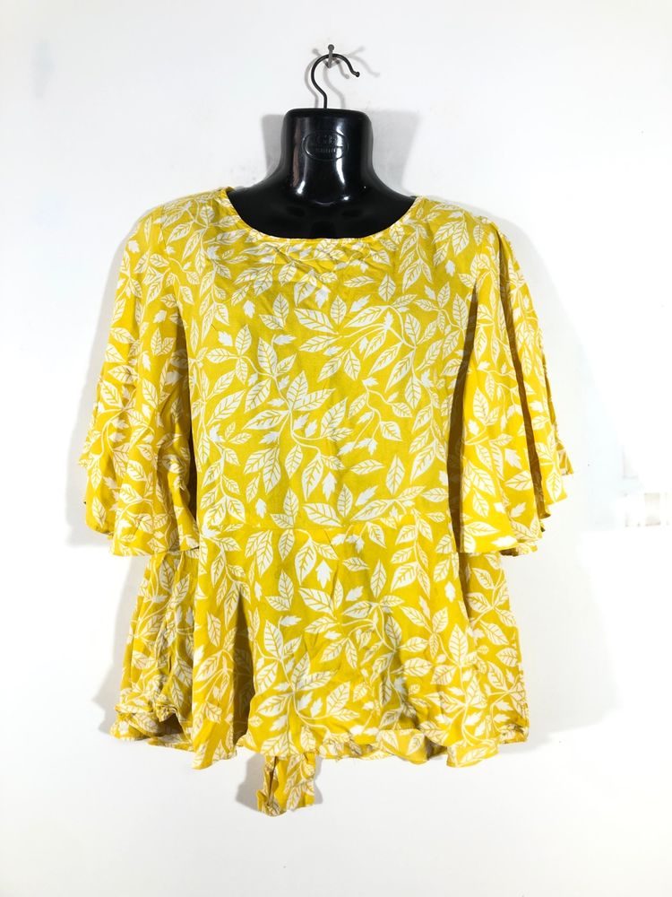 Yellow Printed Top(Women’s)