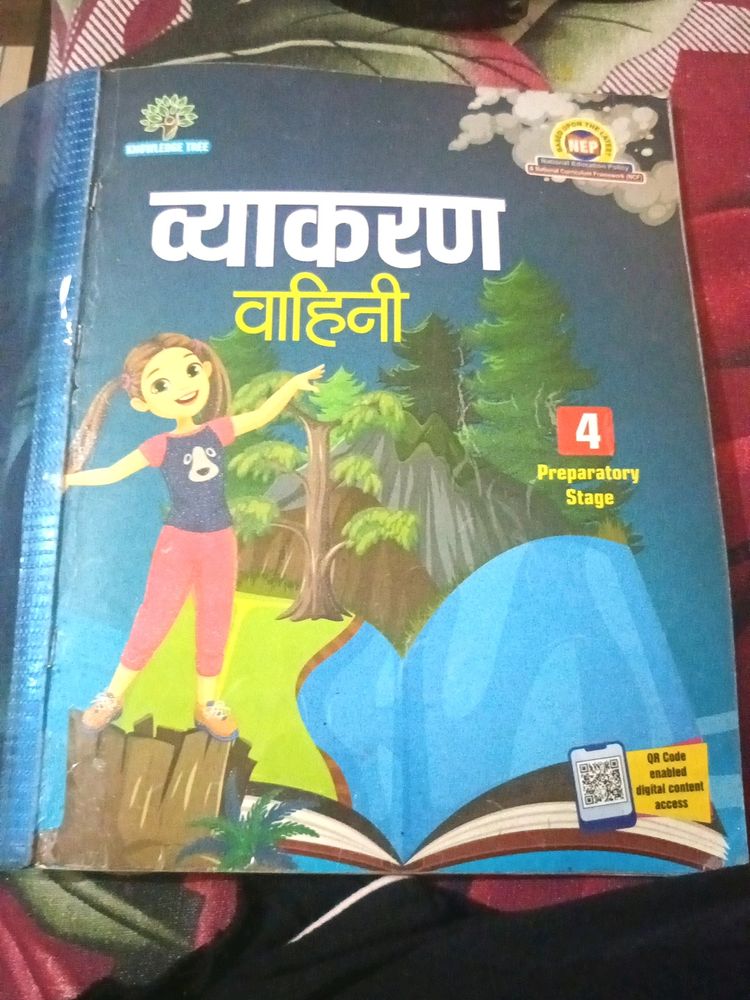 Class Fourth Vyakaran Grammar Book Hindi