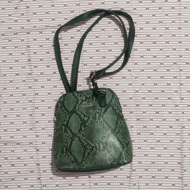 Lavie Snake Skin Print Sling Bag