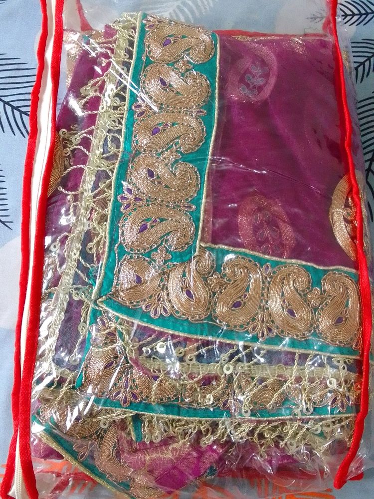 Beautiful Heavy Embroided Lahanga Choli