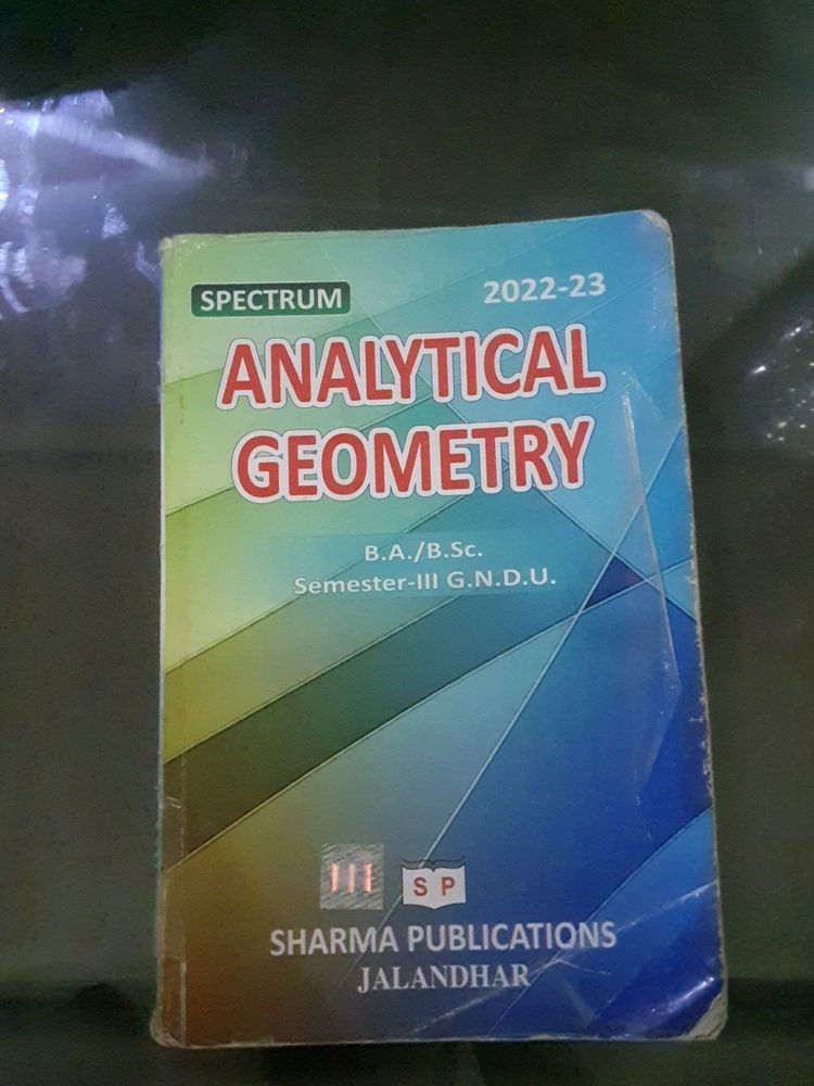 Analytical Geometry B.sc BOOK