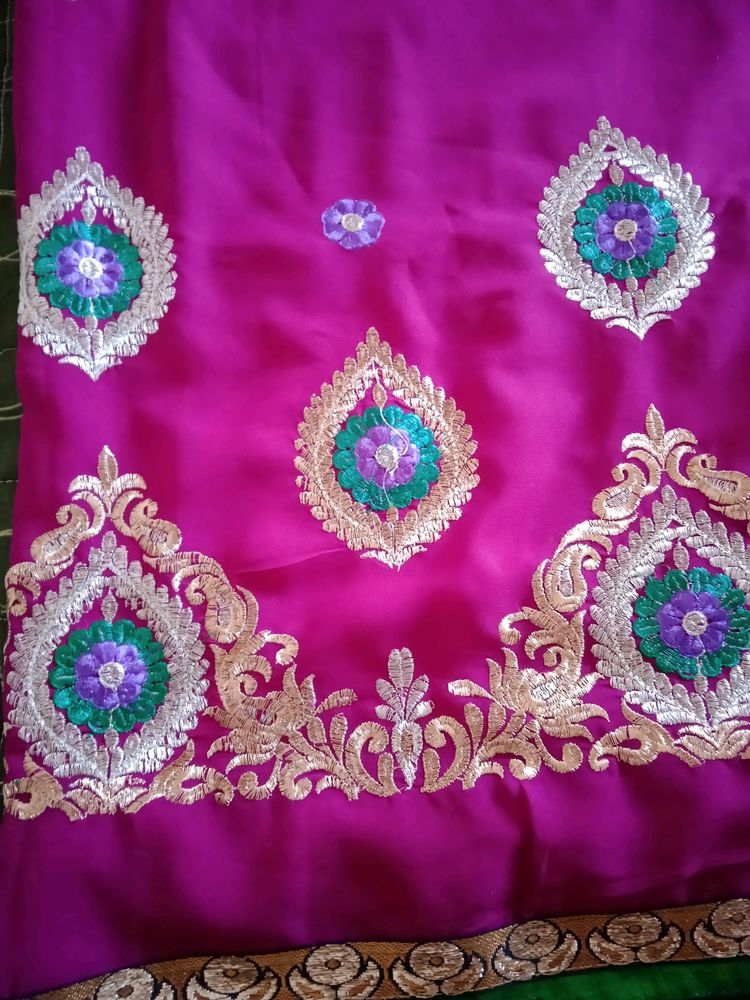 Purple Saree