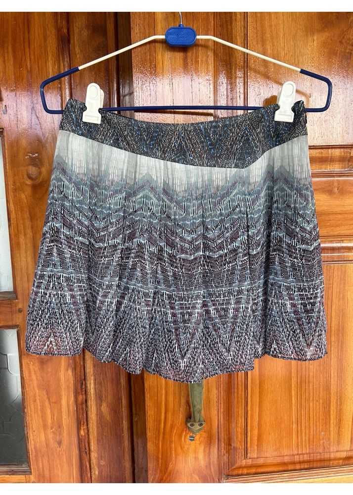 Chiffon Mini Skort Waist 30