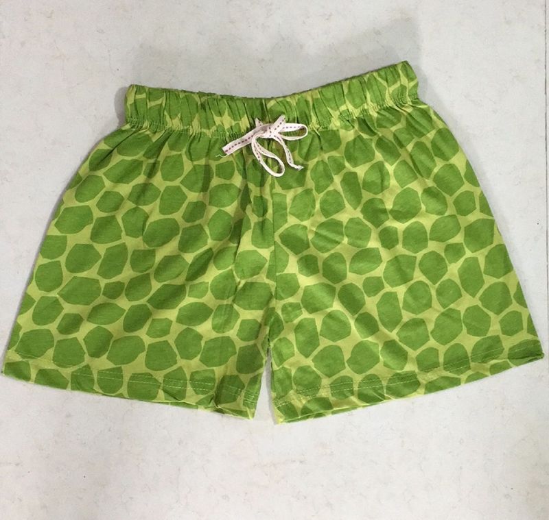 Turtle Green Pajama Shorts