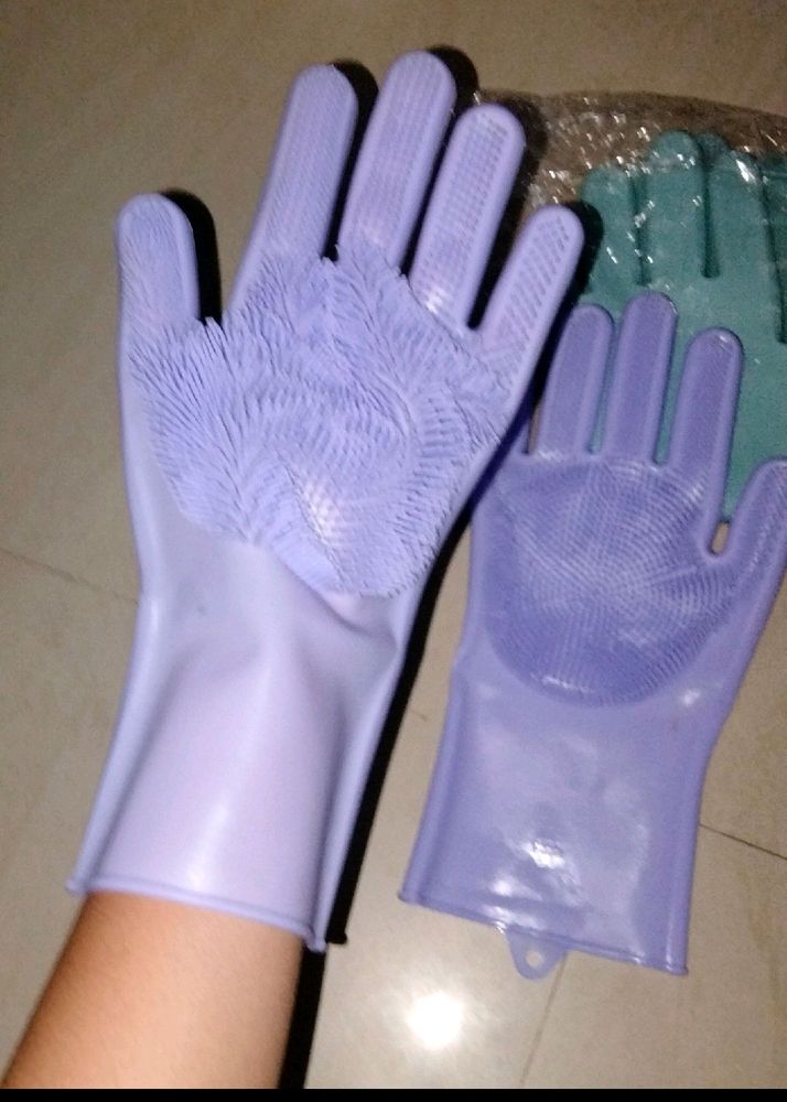 Parir Of 2 Silicon Gloves