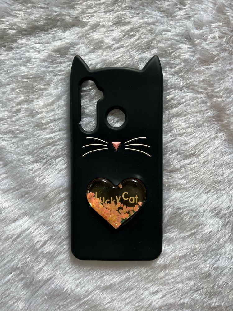 Realme 5pro Black Kitty Case