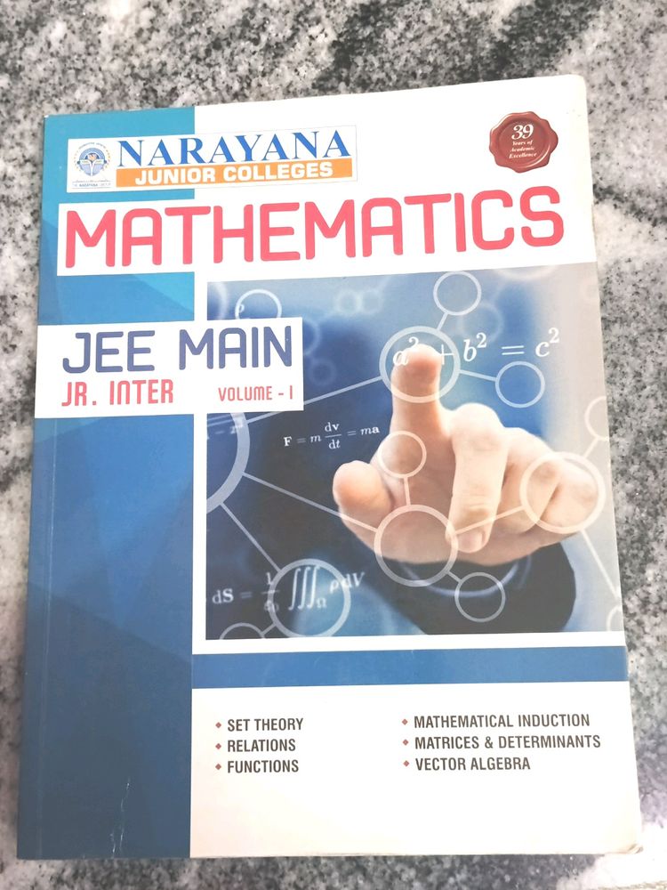 Mathematics JEE MAIN 1ST YEAR BOOK