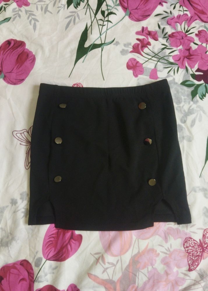 Enticing Black Mini Skirt