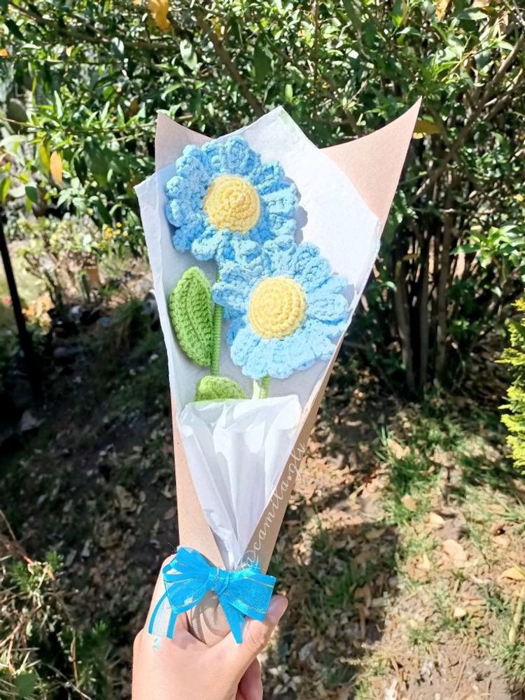 Crochet Daisy Bouquet 💐