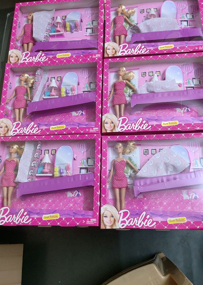 Barbie Sweet Bedroom Set🤩😍🛏️🌕🌟✨