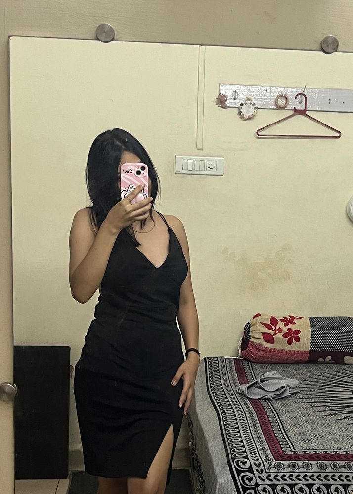 Black Backless Dress