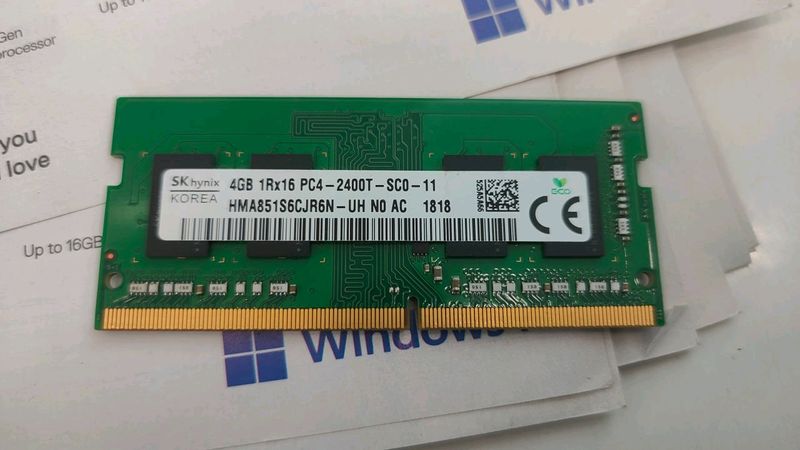 Sk Hynix 4gb DDR4 LAPTOP 💻 RAM