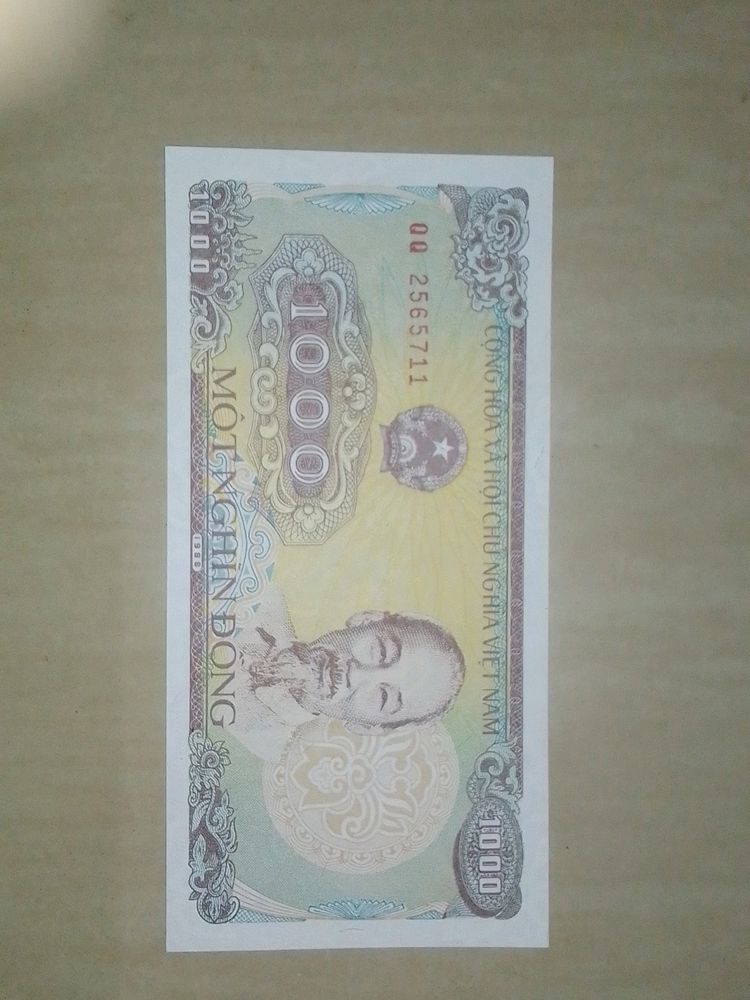 1000 Viethnami Unc Condition Note Currency