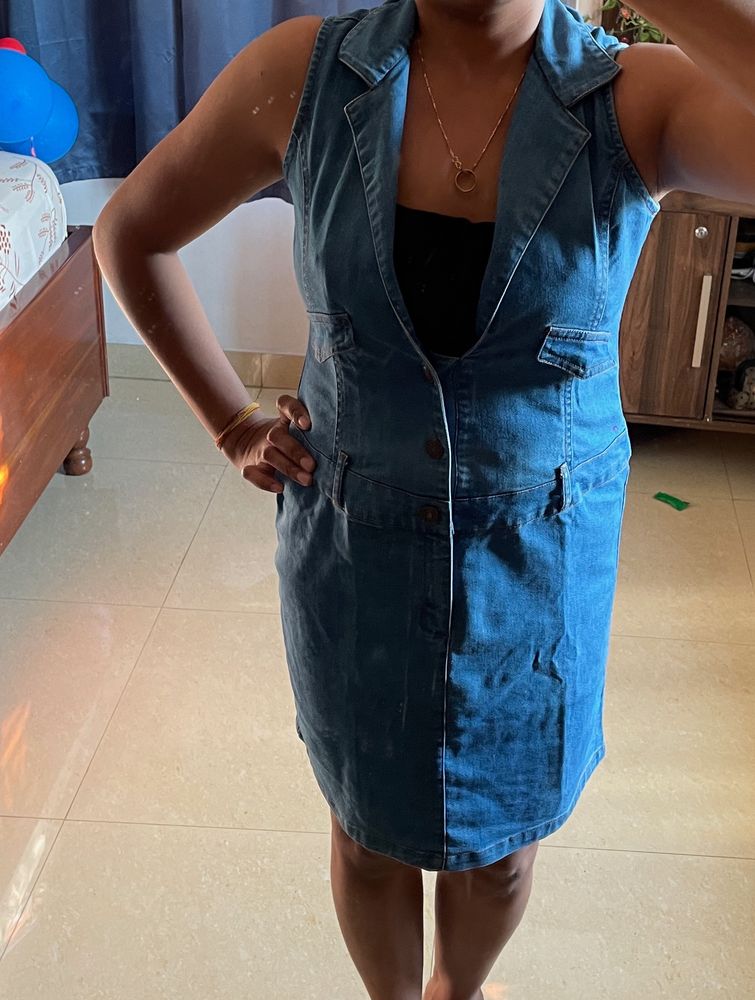 Blue Denim Dress