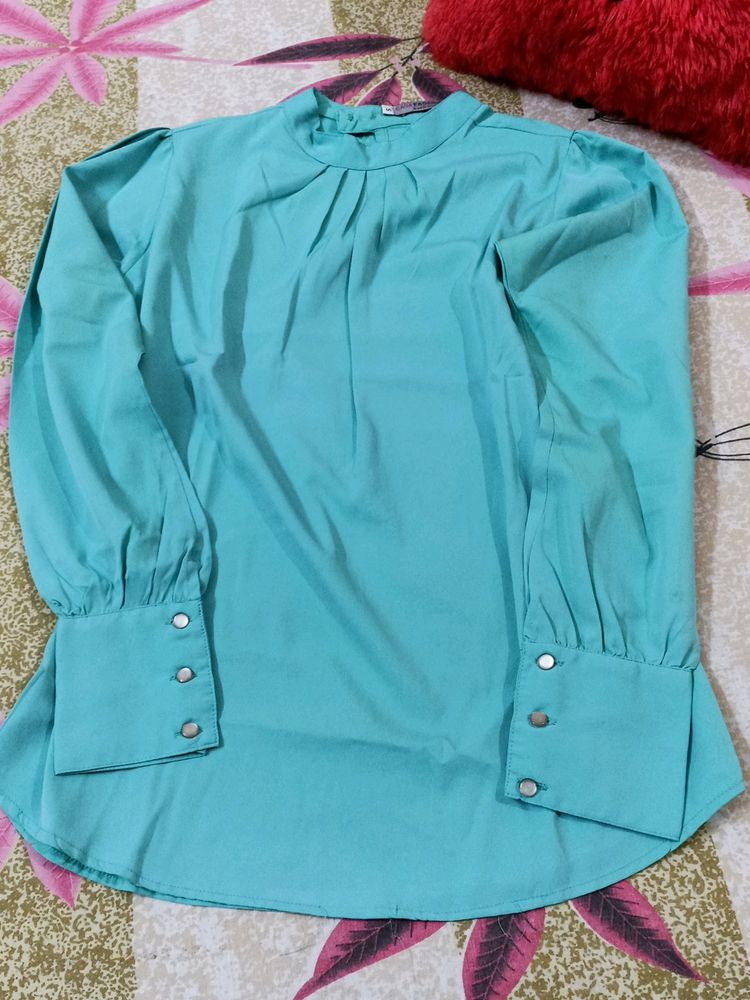 Shaded Sea Green Top 💝