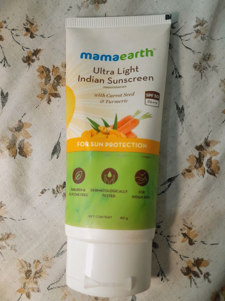 Mamaearth Ultra Light Indian Sunscreen