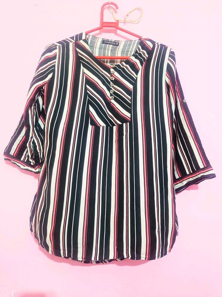 Striped Top For Women