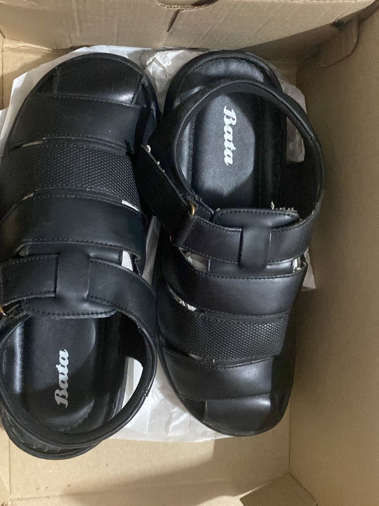 Bata Black Slippers