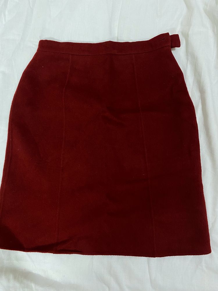 Cherry Red Skirt