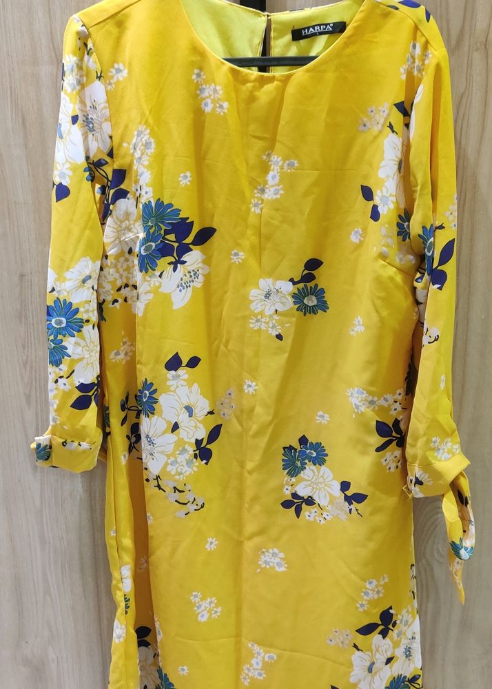 Yellow Floral Dress