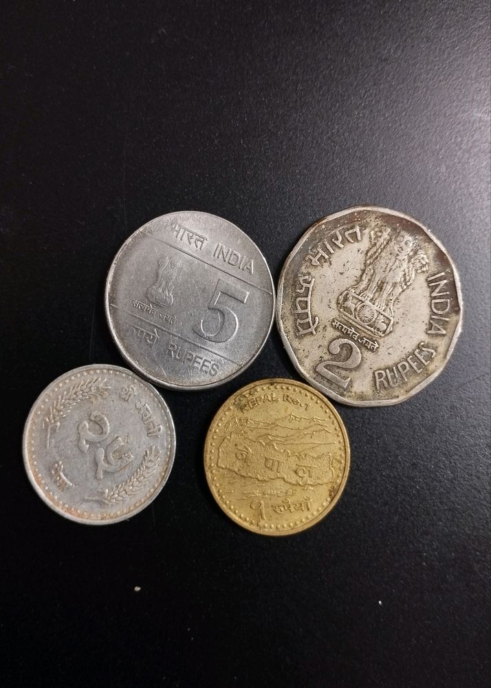 Old Indian and Nepal Coins