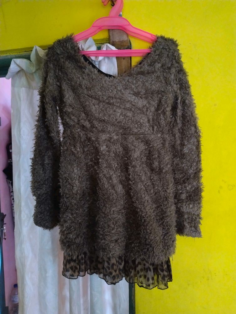 Fur Short Dress Offer Prices