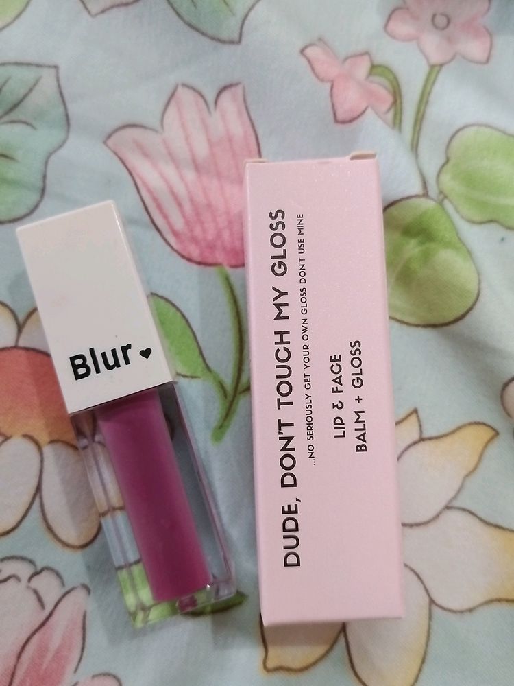 Blur India Mauve Lip Gloss And Cheek Glaze