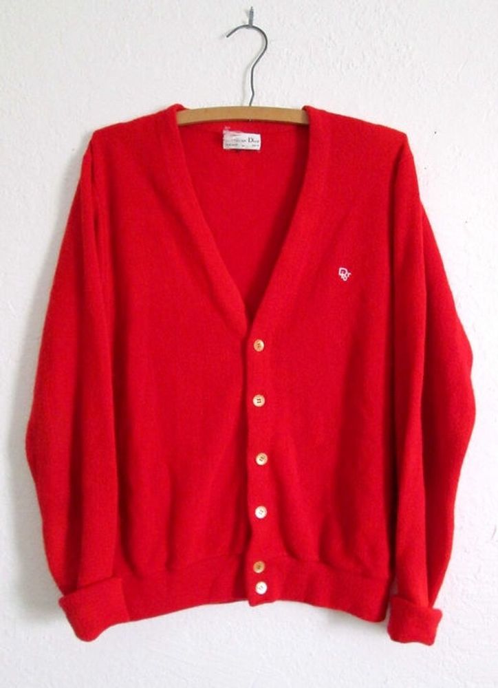 Auth Christian Dior Monsieur Vintage Cardigan