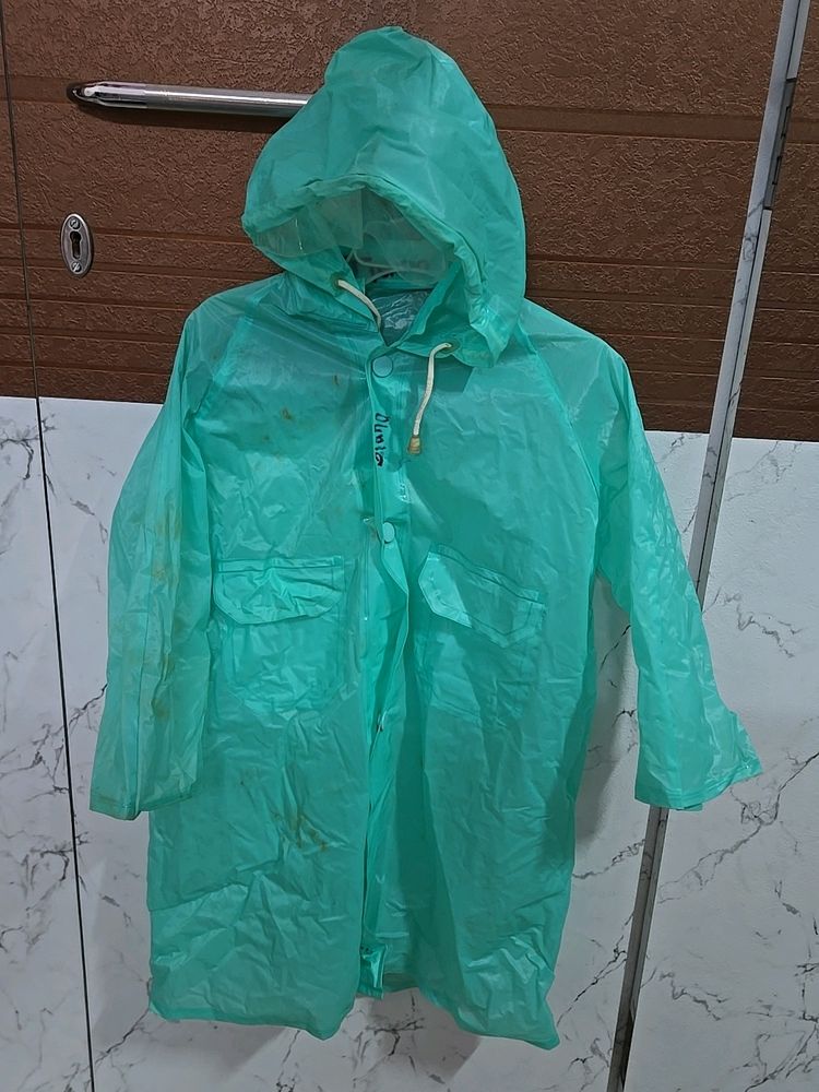 Raincoat For kids (Mint Green color)